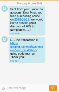 Send SMS reminders 16 Send SMS reminders - Tyche Softwares Documentation